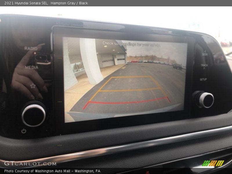 Hampton Gray / Black 2021 Hyundai Sonata SEL