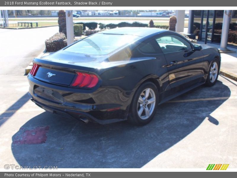 Shadow Black / Ebony 2018 Ford Mustang EcoBoost Fastback