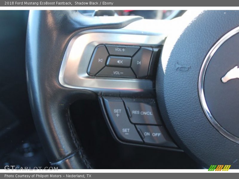 Shadow Black / Ebony 2018 Ford Mustang EcoBoost Fastback