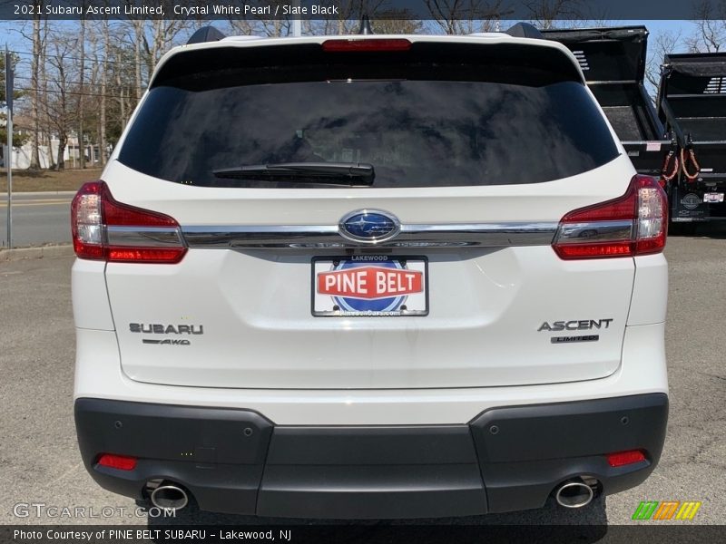 Crystal White Pearl / Slate Black 2021 Subaru Ascent Limited