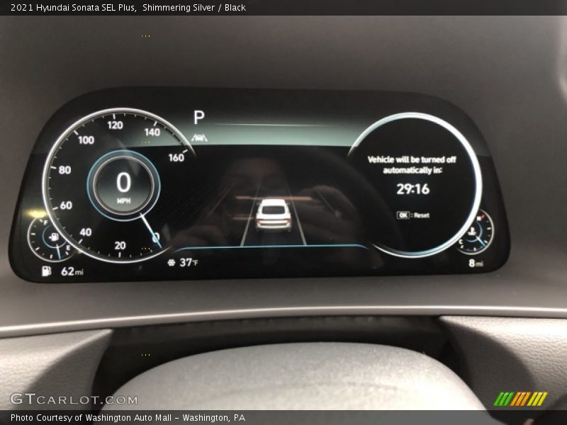 Shimmering Silver / Black 2021 Hyundai Sonata SEL Plus