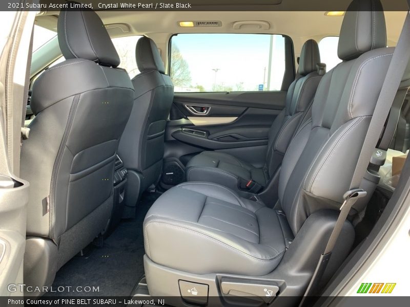 Crystal White Pearl / Slate Black 2021 Subaru Ascent Limited