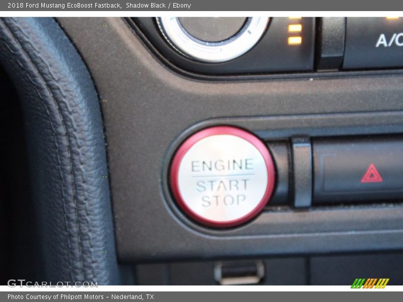 Shadow Black / Ebony 2018 Ford Mustang EcoBoost Fastback