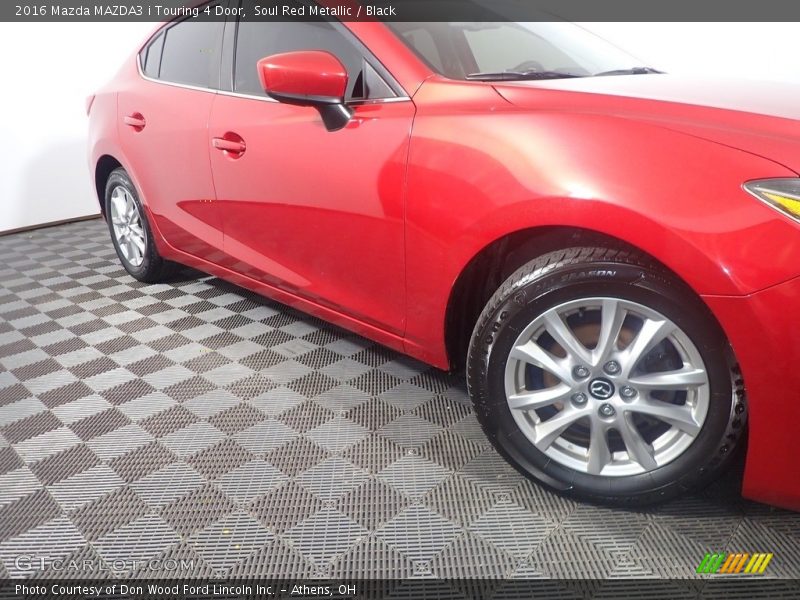 Soul Red Metallic / Black 2016 Mazda MAZDA3 i Touring 4 Door