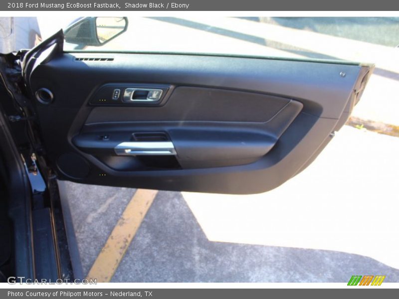 Shadow Black / Ebony 2018 Ford Mustang EcoBoost Fastback