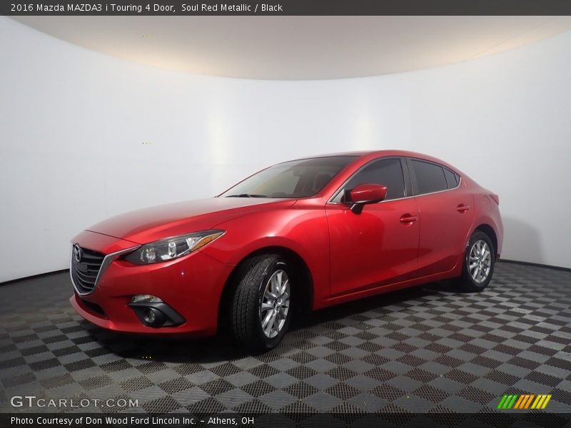 Soul Red Metallic / Black 2016 Mazda MAZDA3 i Touring 4 Door