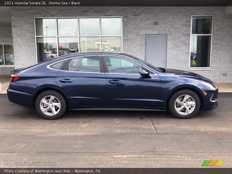 Stormy Sea / Black 2021 Hyundai Sonata SE