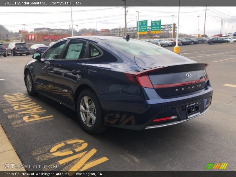 Stormy Sea / Black 2021 Hyundai Sonata SE