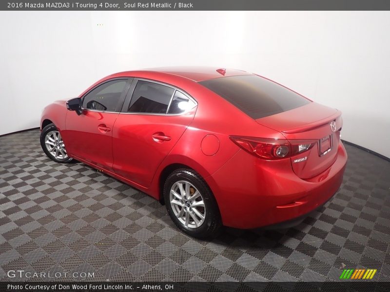Soul Red Metallic / Black 2016 Mazda MAZDA3 i Touring 4 Door