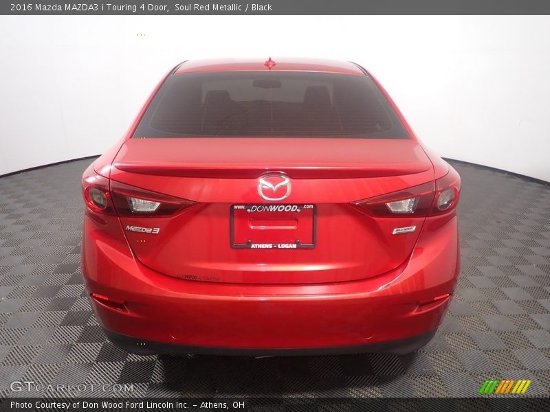 Soul Red Metallic / Black 2016 Mazda MAZDA3 i Touring 4 Door