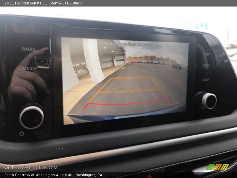 Stormy Sea / Black 2021 Hyundai Sonata SE