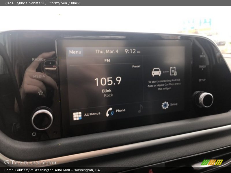 Stormy Sea / Black 2021 Hyundai Sonata SE