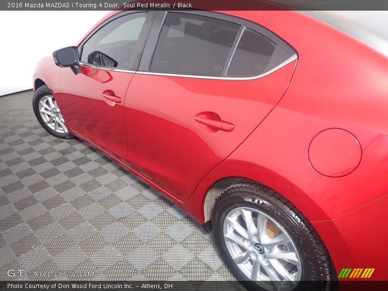 Soul Red Metallic / Black 2016 Mazda MAZDA3 i Touring 4 Door