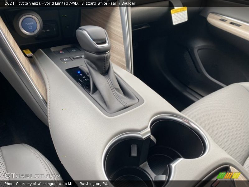 Blizzard White Pearl / Boulder 2021 Toyota Venza Hybrid Limited AWD