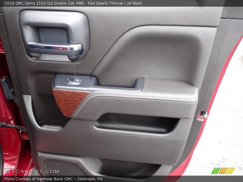Red Quartz Tintcoat / Jet Black 2018 GMC Sierra 1500 SLE Double Cab 4WD
