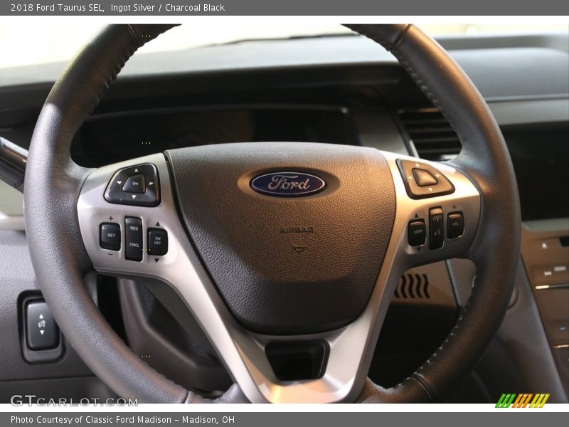 Ingot Silver / Charcoal Black 2018 Ford Taurus SEL
