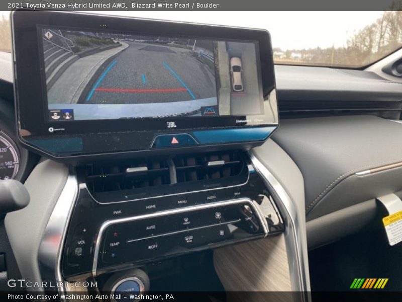 Blizzard White Pearl / Boulder 2021 Toyota Venza Hybrid Limited AWD