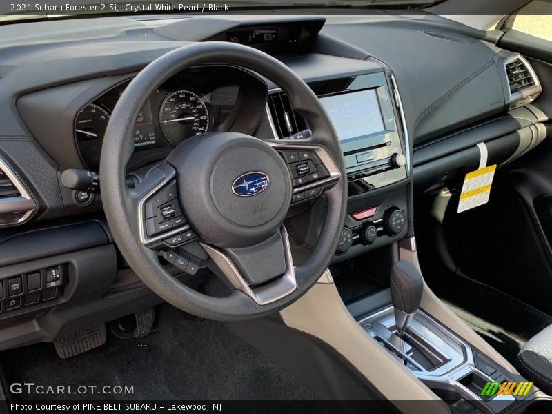 Crystal White Pearl / Black 2021 Subaru Forester 2.5i