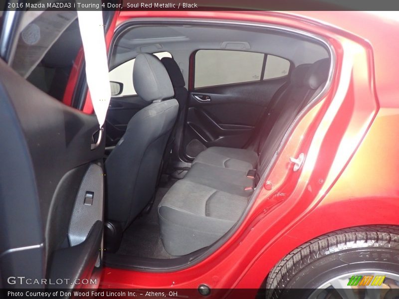 Soul Red Metallic / Black 2016 Mazda MAZDA3 i Touring 4 Door