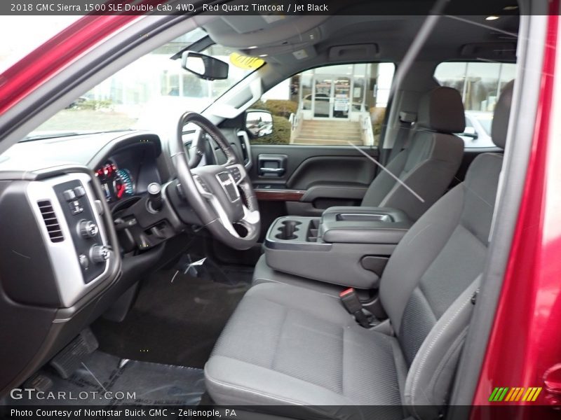Red Quartz Tintcoat / Jet Black 2018 GMC Sierra 1500 SLE Double Cab 4WD