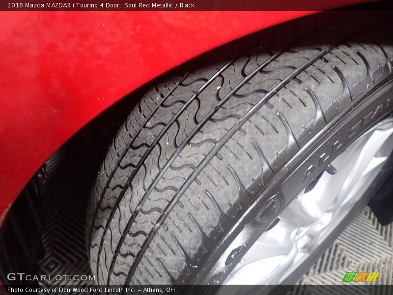 Soul Red Metallic / Black 2016 Mazda MAZDA3 i Touring 4 Door