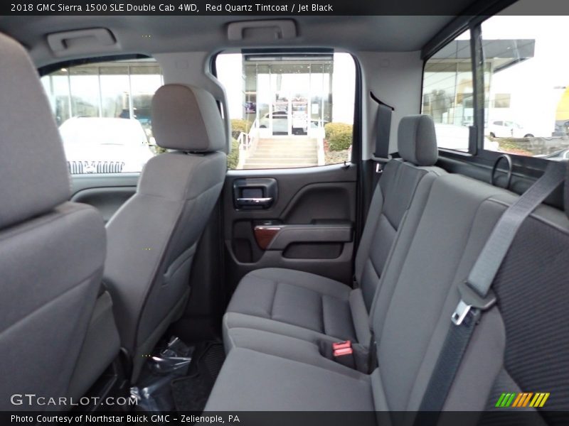 Red Quartz Tintcoat / Jet Black 2018 GMC Sierra 1500 SLE Double Cab 4WD