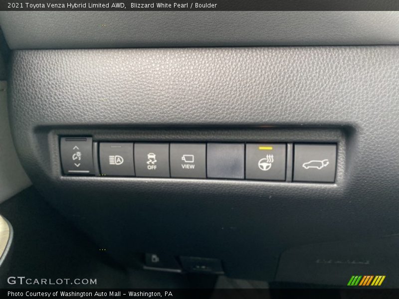 Blizzard White Pearl / Boulder 2021 Toyota Venza Hybrid Limited AWD