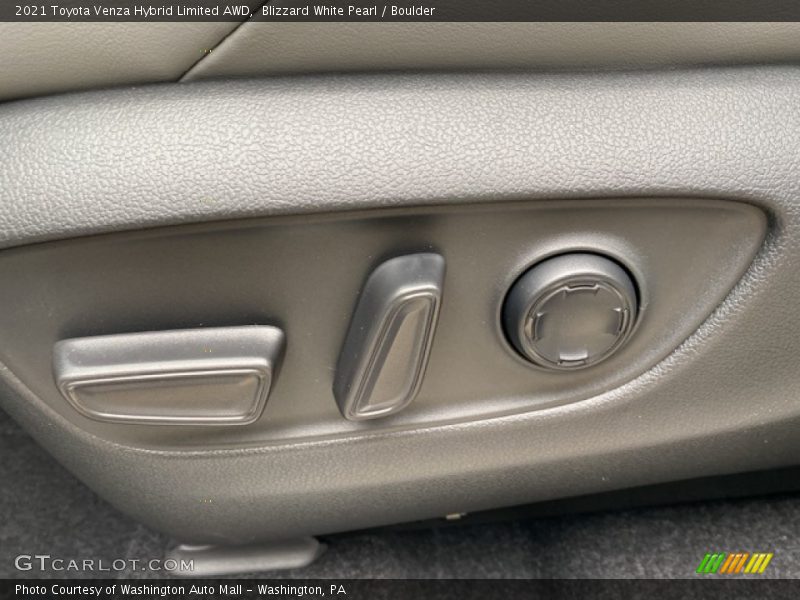 Blizzard White Pearl / Boulder 2021 Toyota Venza Hybrid Limited AWD