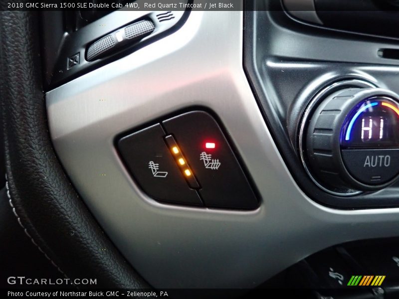 Red Quartz Tintcoat / Jet Black 2018 GMC Sierra 1500 SLE Double Cab 4WD