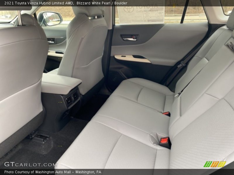 Blizzard White Pearl / Boulder 2021 Toyota Venza Hybrid Limited AWD