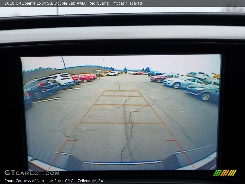 Red Quartz Tintcoat / Jet Black 2018 GMC Sierra 1500 SLE Double Cab 4WD