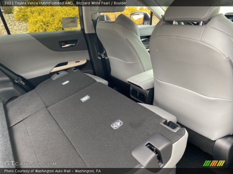 Blizzard White Pearl / Boulder 2021 Toyota Venza Hybrid Limited AWD