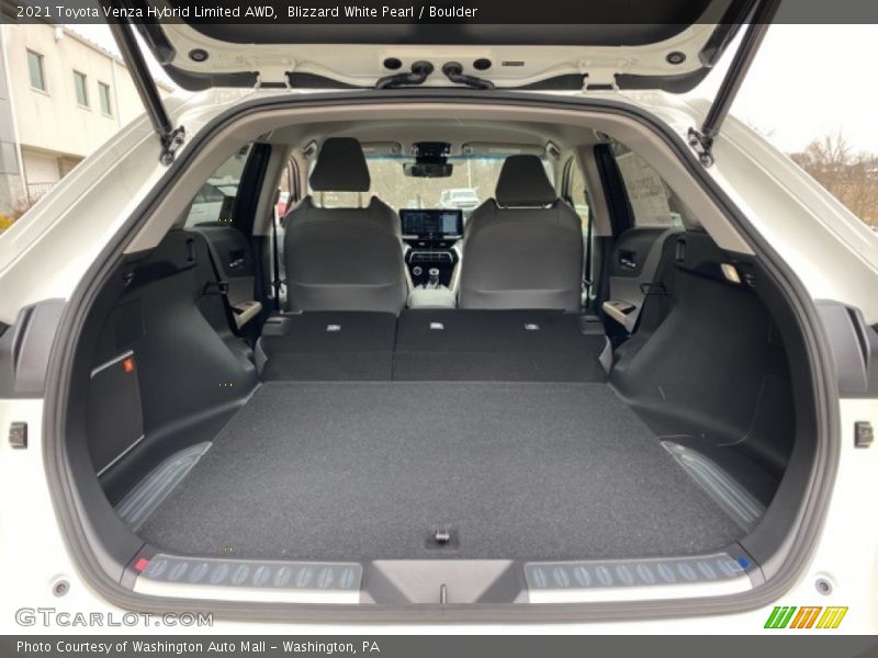 Blizzard White Pearl / Boulder 2021 Toyota Venza Hybrid Limited AWD