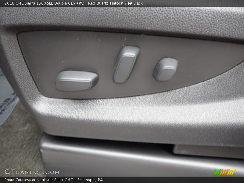 Red Quartz Tintcoat / Jet Black 2018 GMC Sierra 1500 SLE Double Cab 4WD