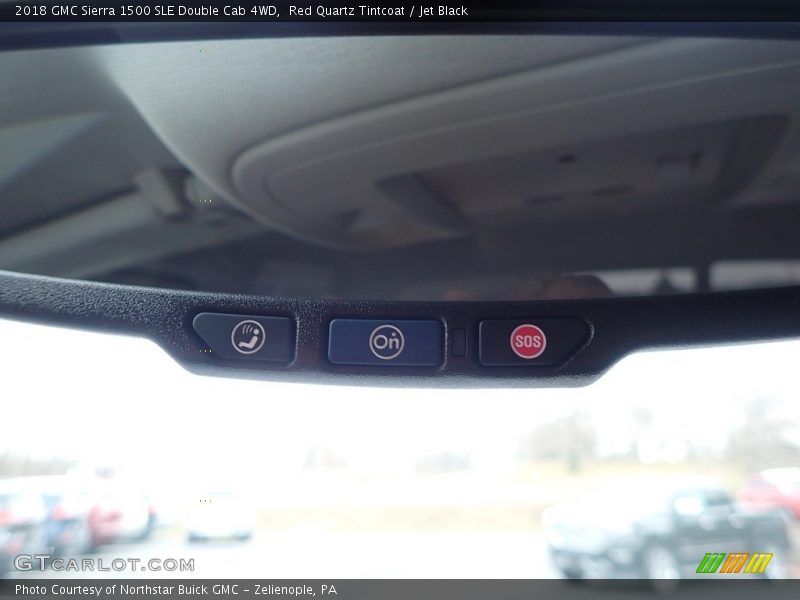 Red Quartz Tintcoat / Jet Black 2018 GMC Sierra 1500 SLE Double Cab 4WD