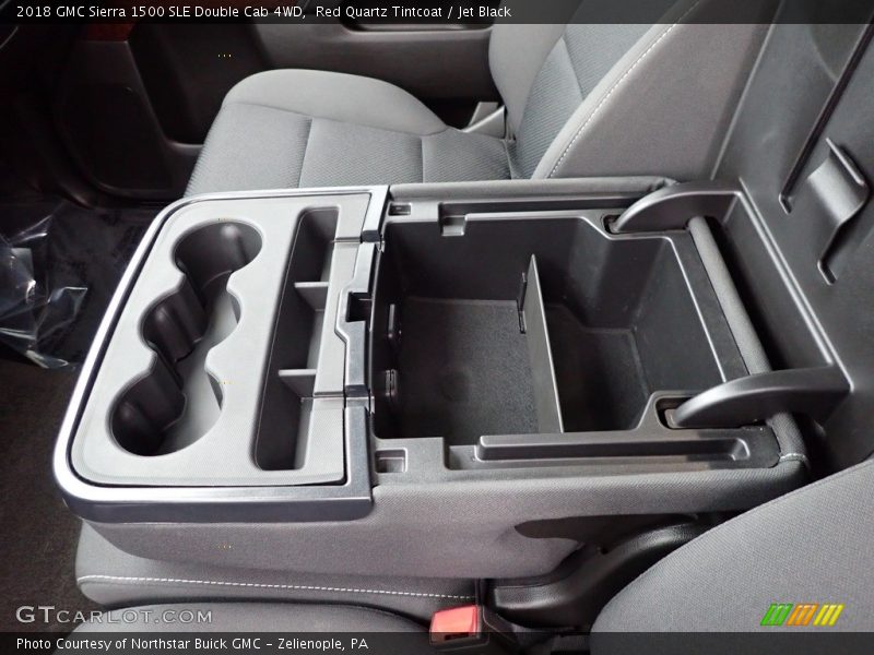 Red Quartz Tintcoat / Jet Black 2018 GMC Sierra 1500 SLE Double Cab 4WD