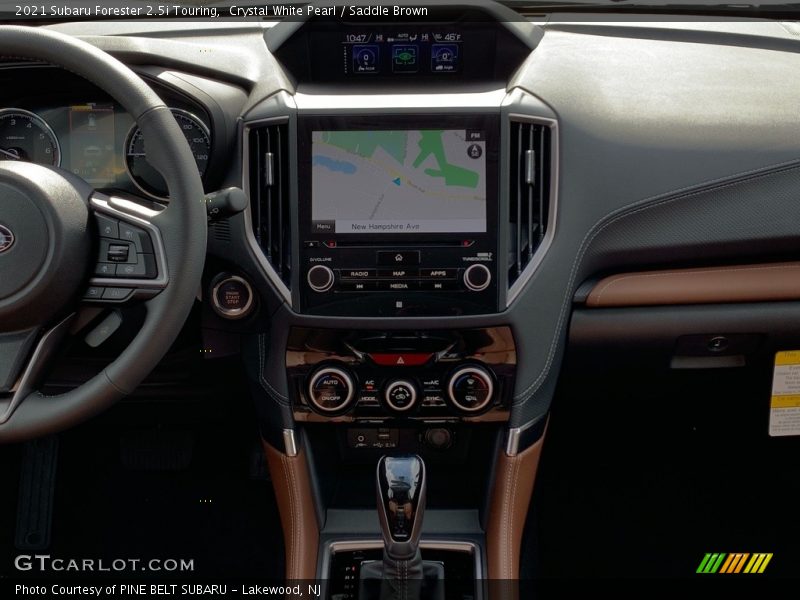 Crystal White Pearl / Saddle Brown 2021 Subaru Forester 2.5i Touring