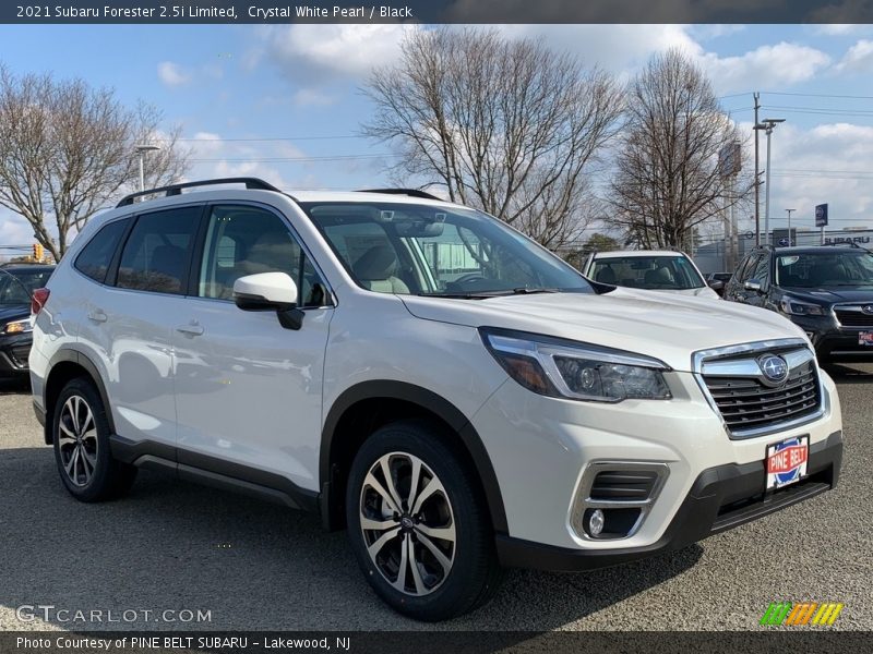 Crystal White Pearl / Black 2021 Subaru Forester 2.5i Limited