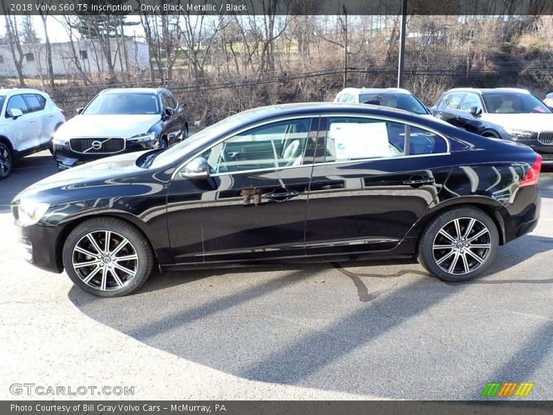 Onyx Black Metallic / Black 2018 Volvo S60 T5 Inscription