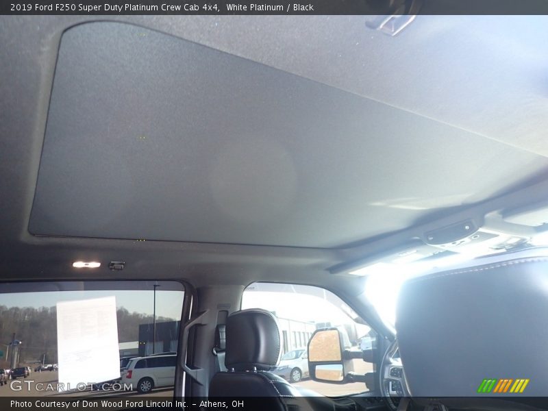 White Platinum / Black 2019 Ford F250 Super Duty Platinum Crew Cab 4x4
