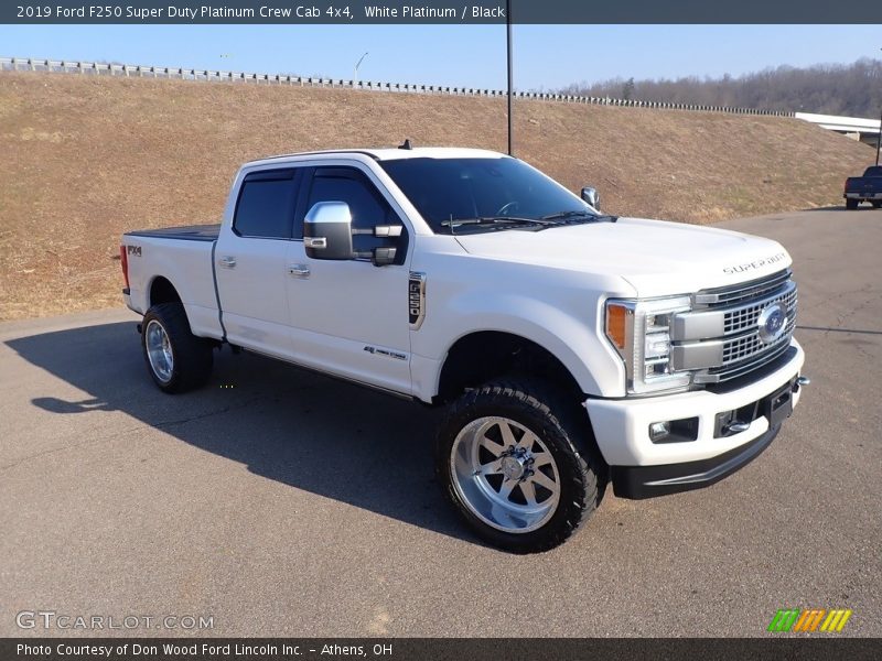 White Platinum / Black 2019 Ford F250 Super Duty Platinum Crew Cab 4x4