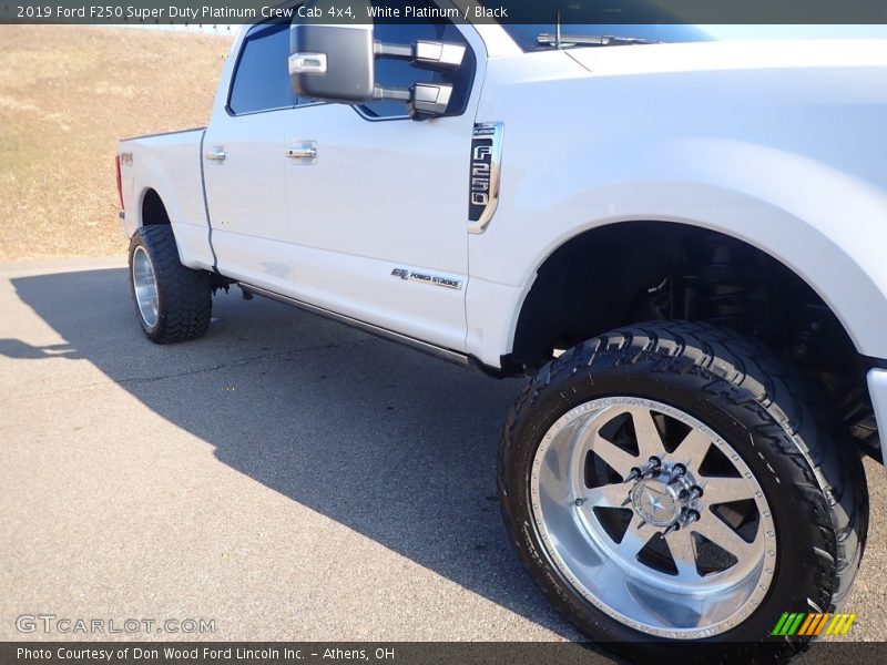 White Platinum / Black 2019 Ford F250 Super Duty Platinum Crew Cab 4x4