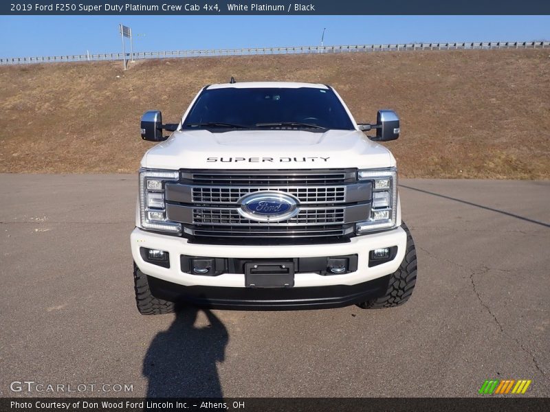 White Platinum / Black 2019 Ford F250 Super Duty Platinum Crew Cab 4x4