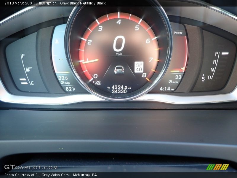  2018 S60 T5 Inscription T5 Inscription Gauges