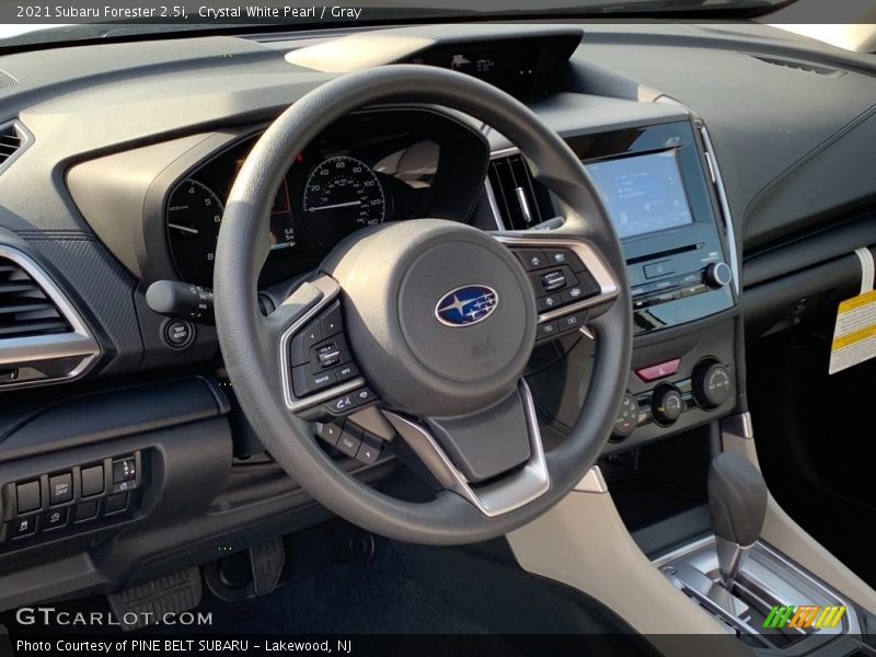 Crystal White Pearl / Gray 2021 Subaru Forester 2.5i