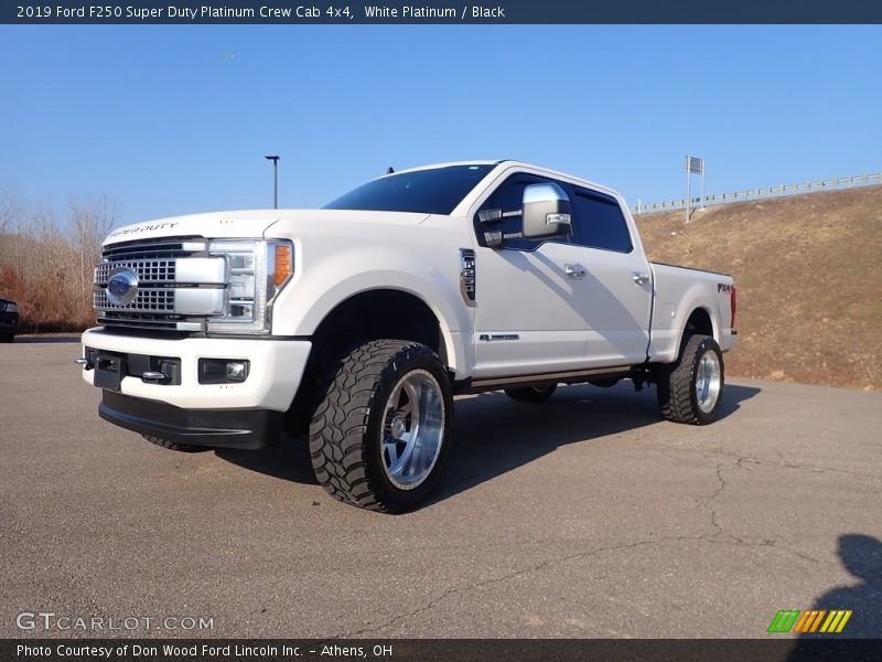 White Platinum / Black 2019 Ford F250 Super Duty Platinum Crew Cab 4x4