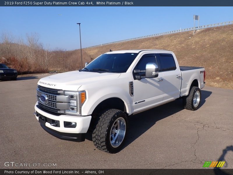 White Platinum / Black 2019 Ford F250 Super Duty Platinum Crew Cab 4x4