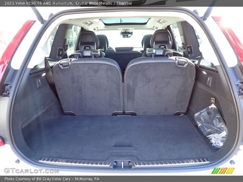 Crystal White Metallic / Charcoal 2021 Volvo XC90 T6 AWD Momentum