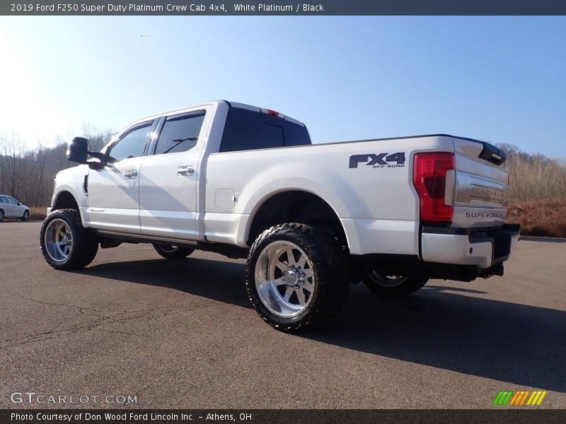 White Platinum / Black 2019 Ford F250 Super Duty Platinum Crew Cab 4x4