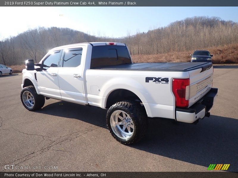 White Platinum / Black 2019 Ford F250 Super Duty Platinum Crew Cab 4x4